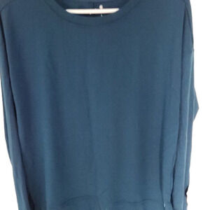 P020. Apana Dark Teal Long-Sleeved Tee | L